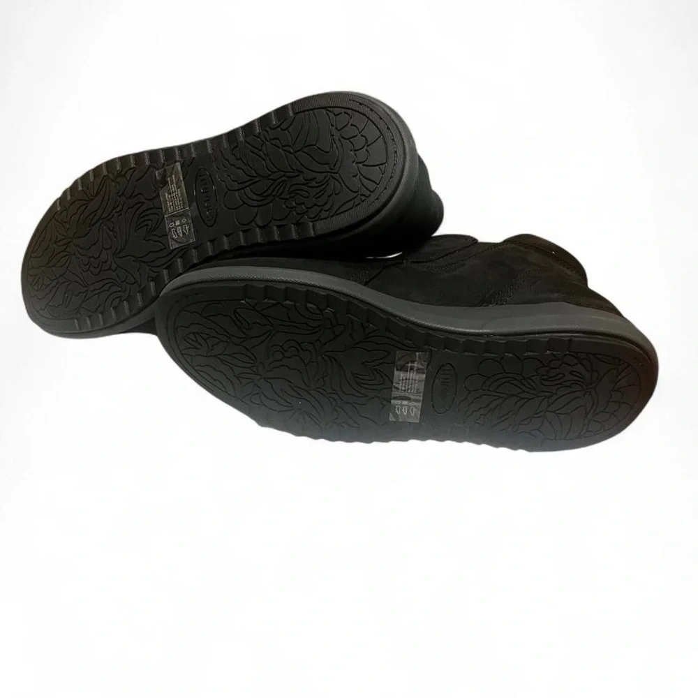Cobb Hill Hydro-Shield water proof Black Ankle zip Booties